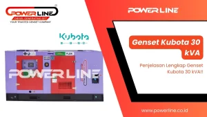 genset kubota 30 kVA