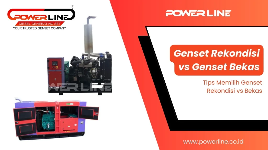 genset rekondisi vs genset bekas