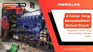 4 faktor yang menyebabkan genset rusak