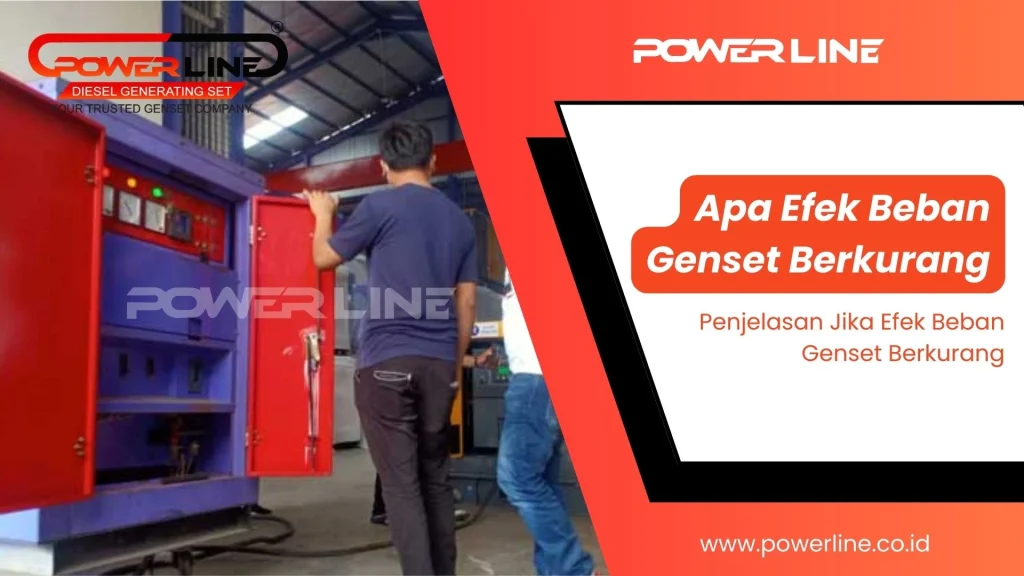 efek beban genset berkurang