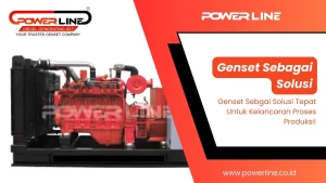 genset untuk proses produksi