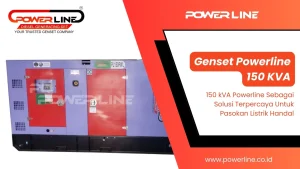 genset 150 kva powerline