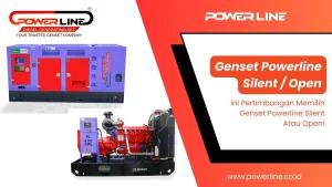 genset powerline silent / open