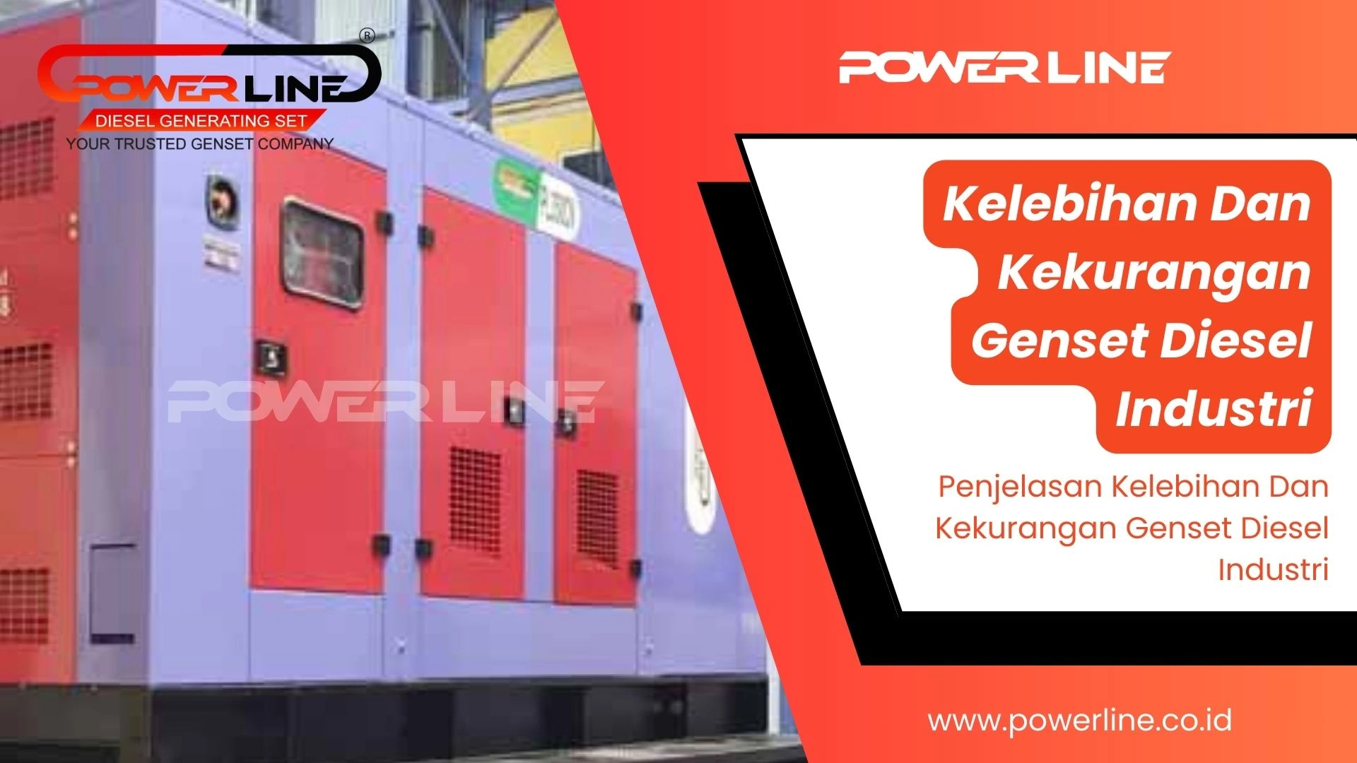 genset diesel industri