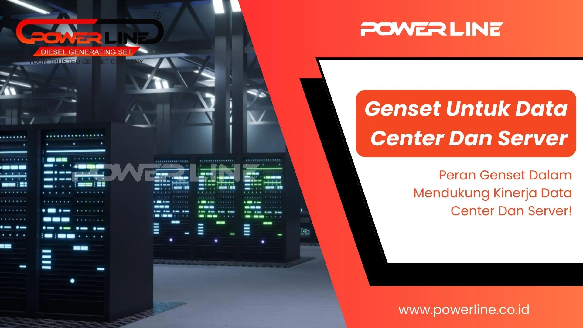 genset untuk data center dan server