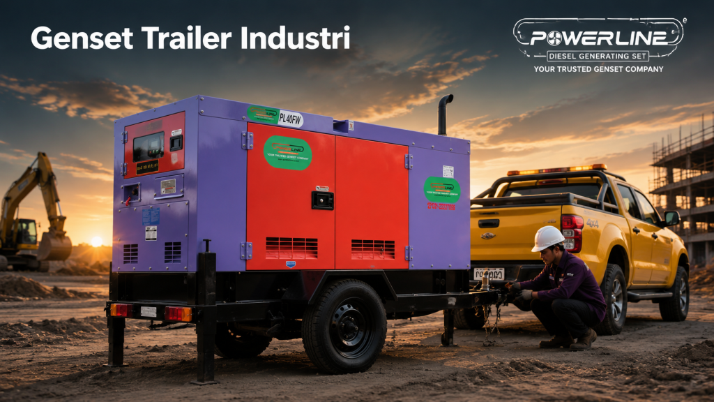 Genset Trailer Industri