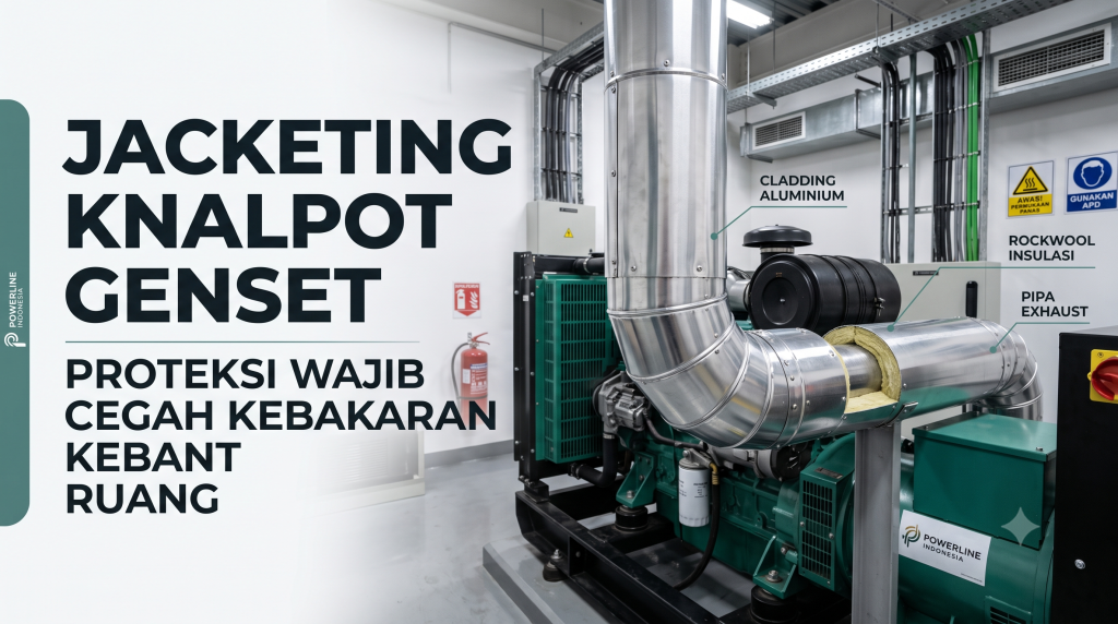 Jacketing knalpot genset