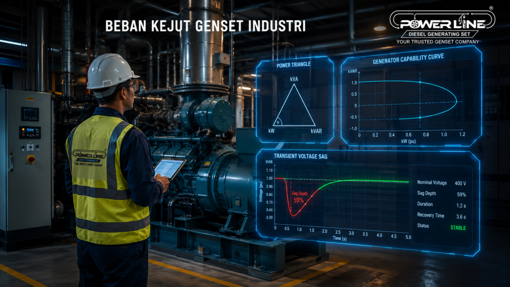 Beban Kejut Genset Industri