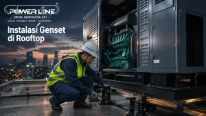 Instalasi Genset di Rooftop
