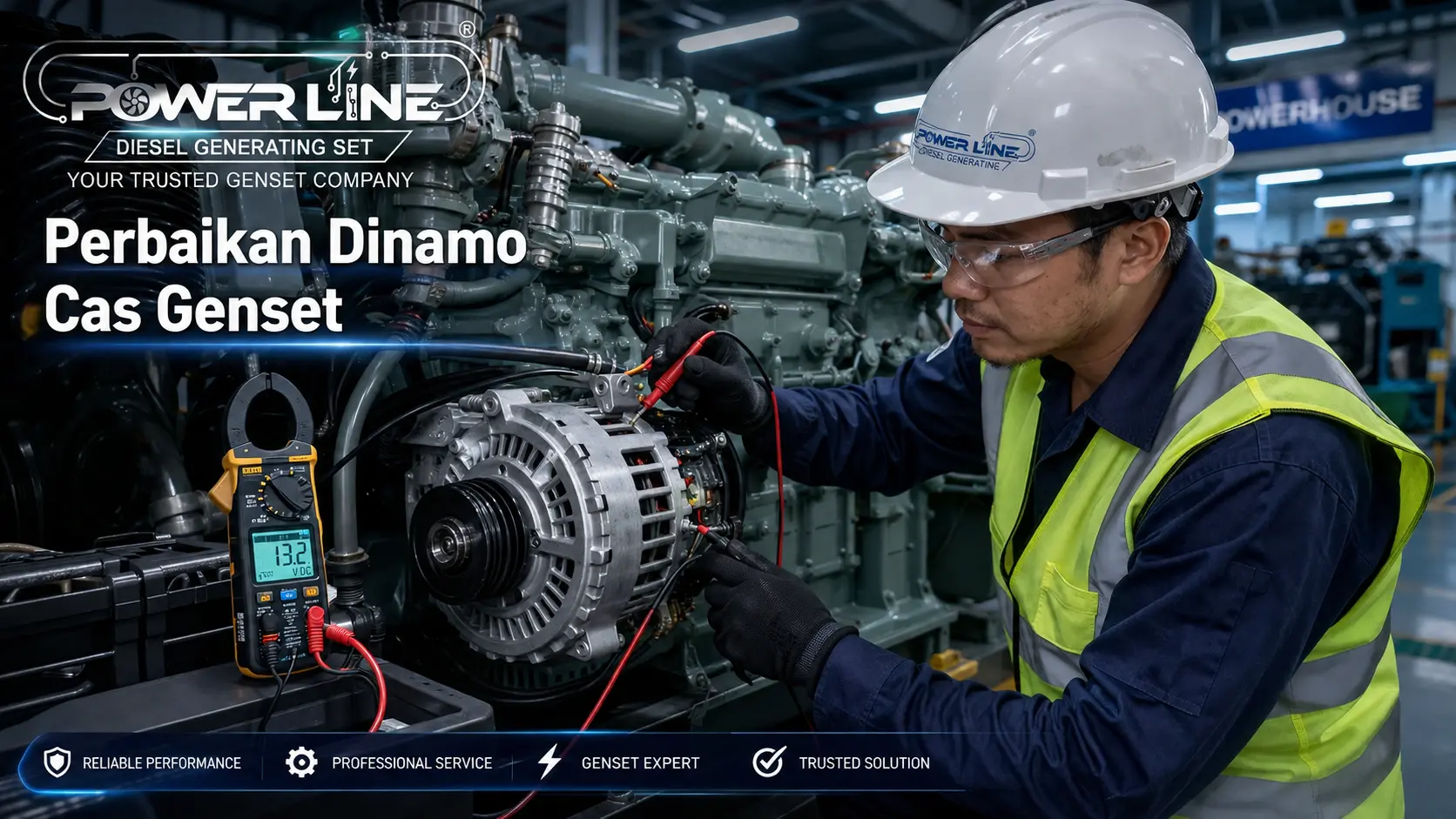 Perbaikan Dinamo Cas Genset