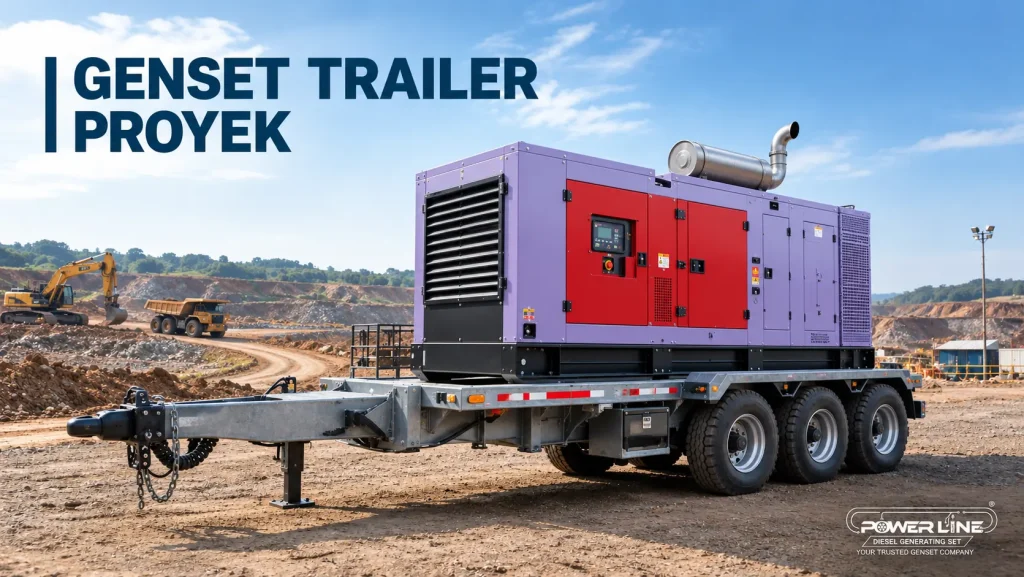 genset trailer proyek