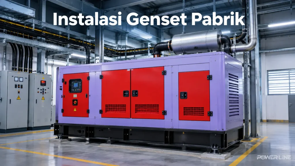 instalasi genset pabrik