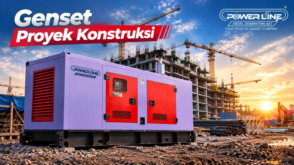genset proyek konstruksi