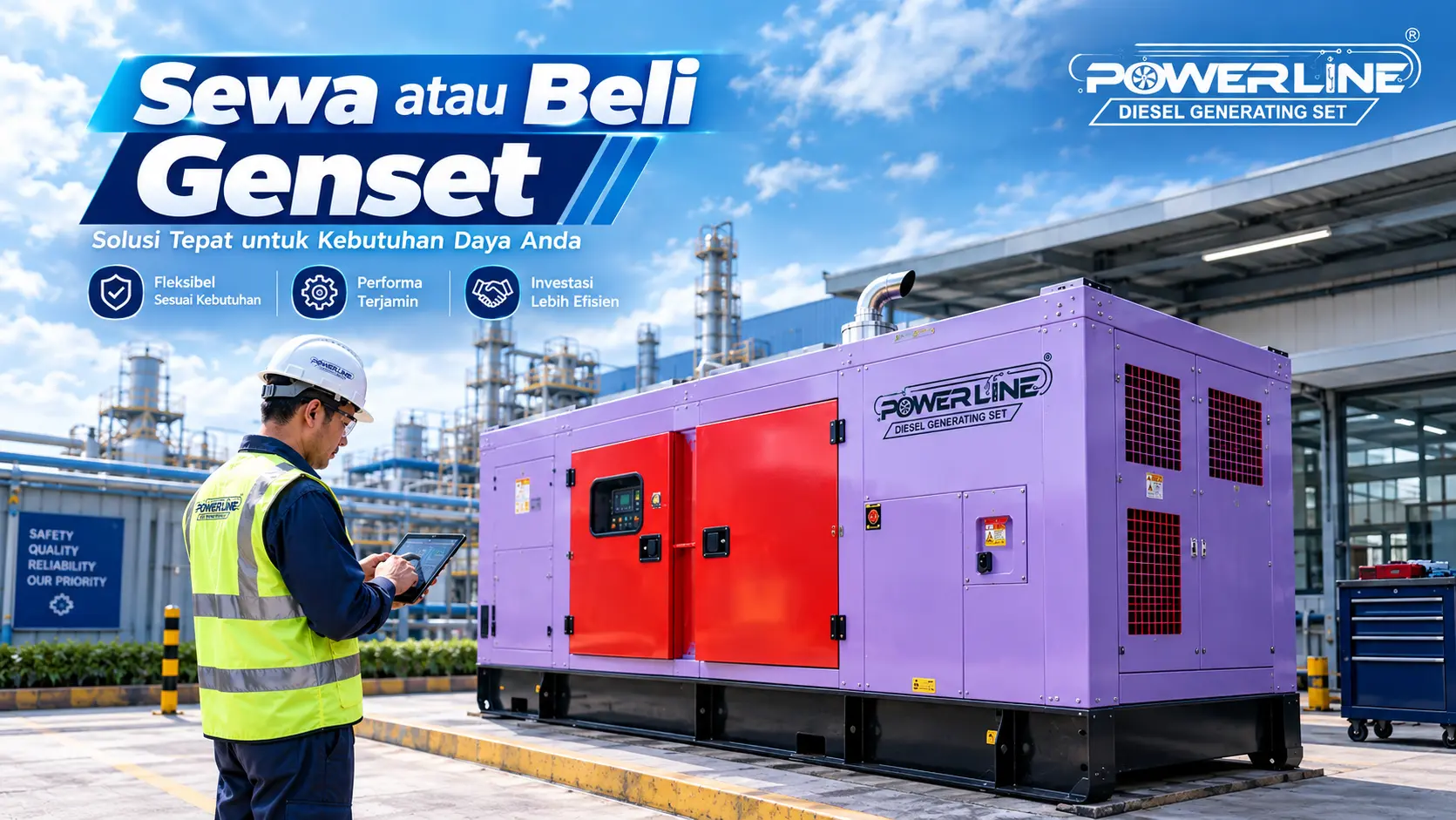 sewa atau beli genset